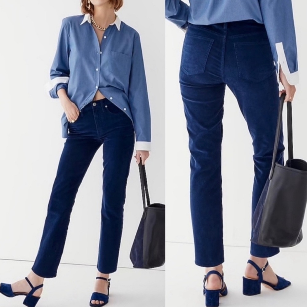 J. Crew Corduroy Trousers- Spring 🌷Bright Navy